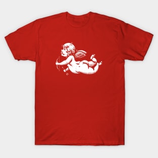 Cute cupid flying with a bow and arrow T-Shirt